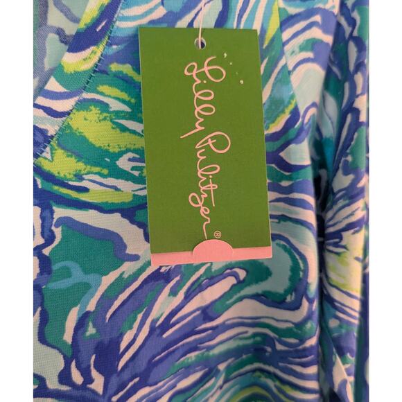 NEW w/ Tag LILLY PULITZER 100% Pima Cotton Long Sleeve Sorella Top SIZE XS - Picture 3 of 5